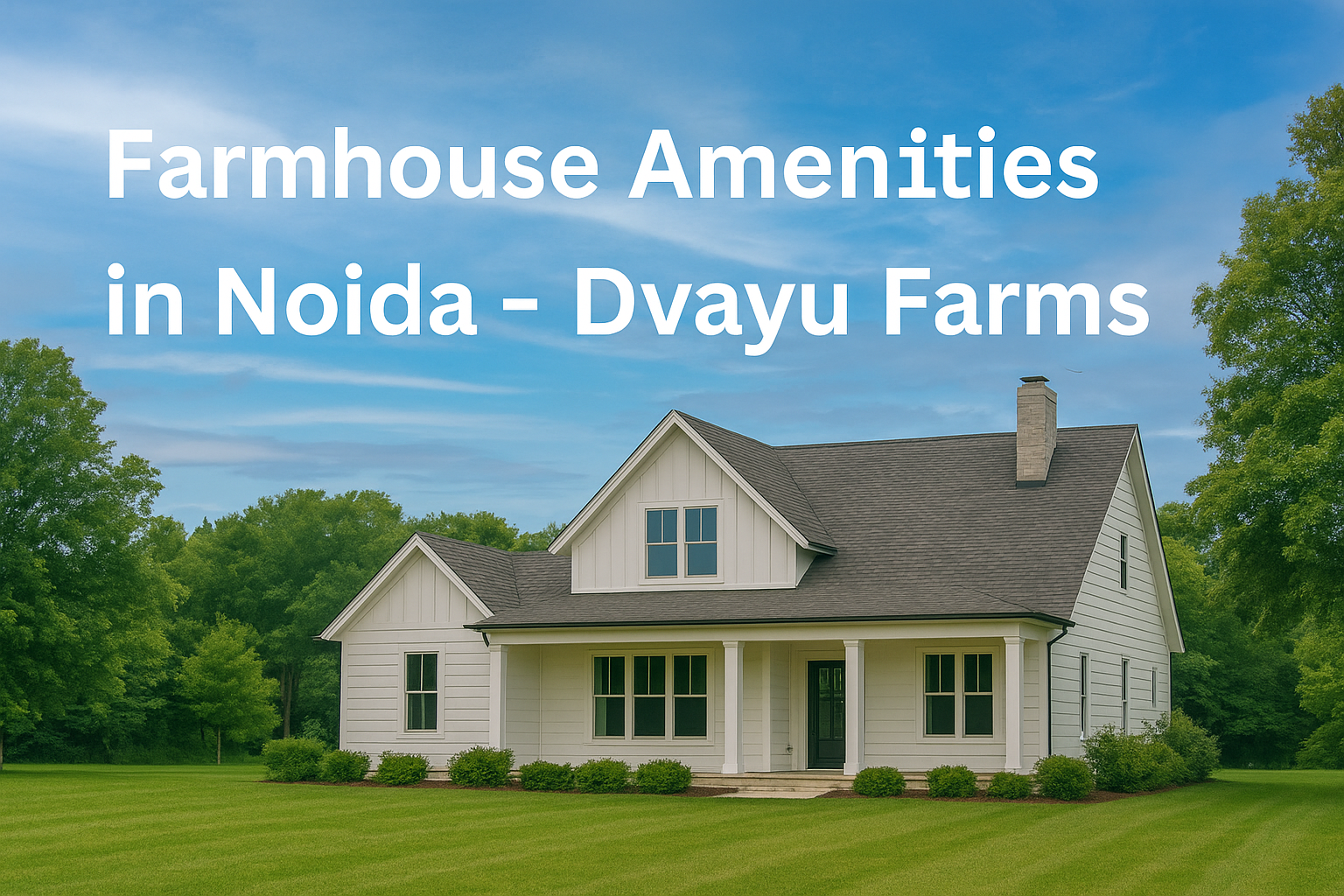 Farmhouse Amenities in Noida - Dvayu Farms