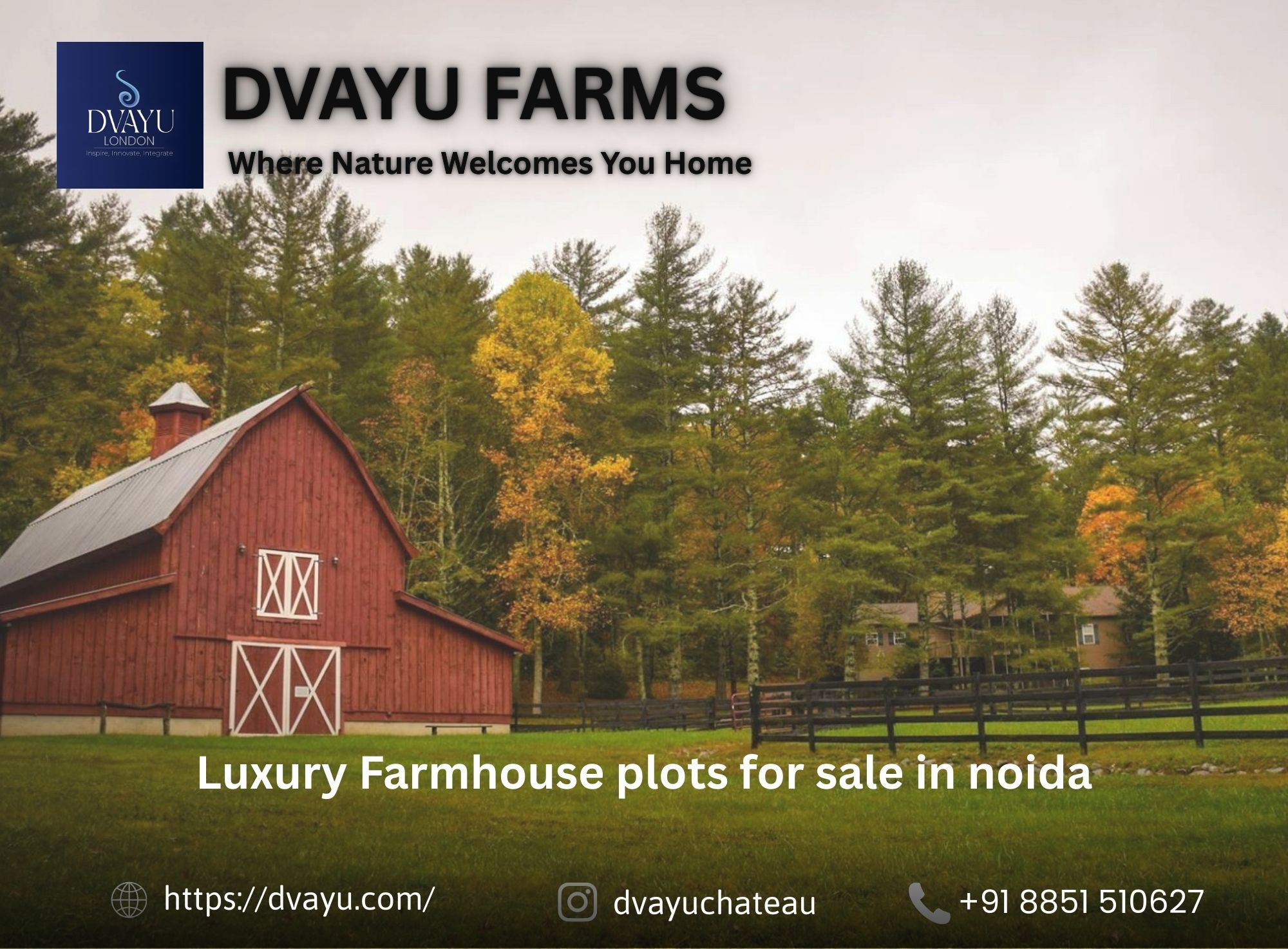Luxury Farmhouse Plots for Sale in Noida